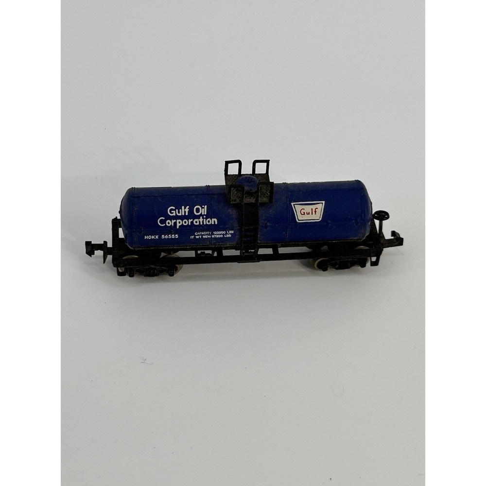 N Scale Atlas 2261 HOKX Gulf Oil Chemical Single Dome Tank Car #56555